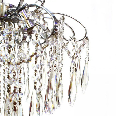 Candelabru Cristal Edinburgh Eleganza, 5Xe27, Diametru 47Cm - vivimall.ro