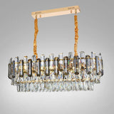 Candelabru Emir 8*E27, Metal Si Cristal - vivimall.ro