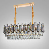 Candelabru Emir 8*E27, Metal Si Cristal - vivimall.ro