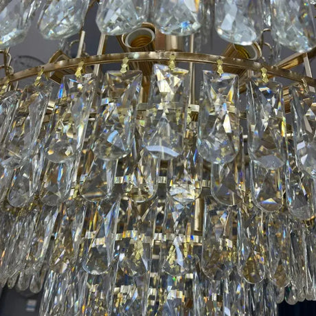 Candelabru Junnut 21*E27, Cristal Si Metal - vivimall.ro