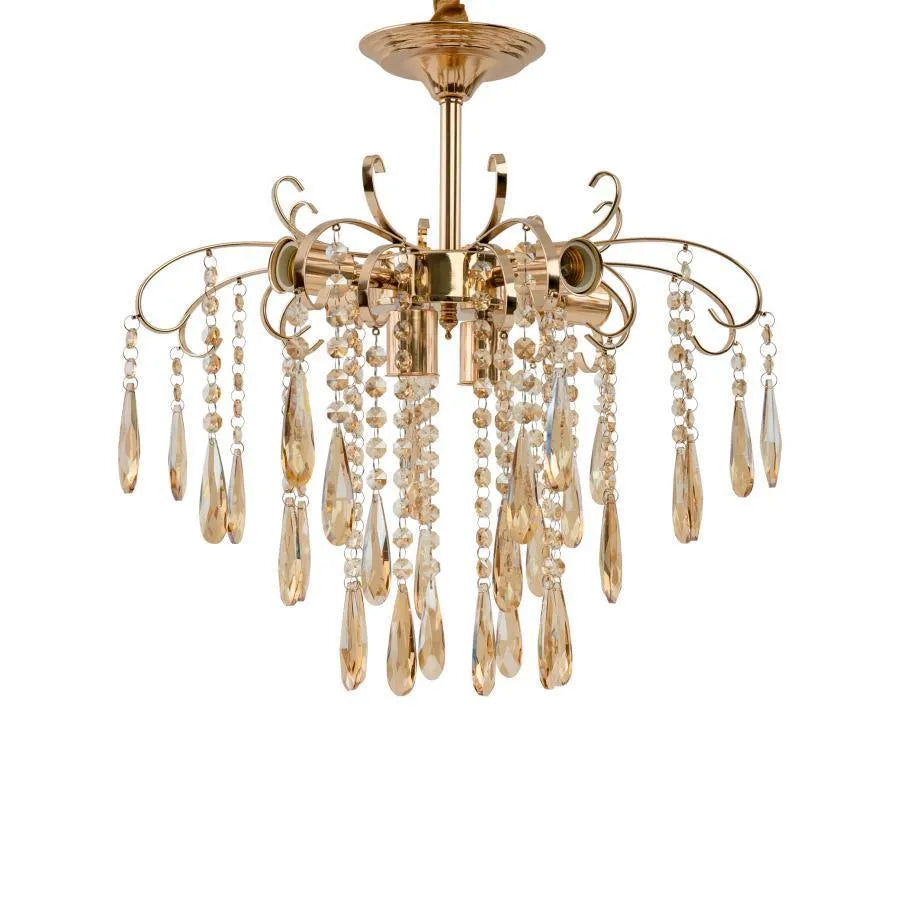 Candelabru Kelsi, 6*E27, Cristal - vivimall.ro