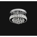 Lustra Led Cu Cristal Abel, Diametru 35Cm, Lumina Rece/Calda/Neutra - vivimall.ro