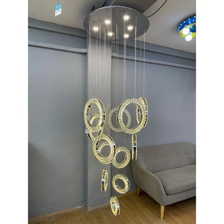 Candelabru Led Cindy, Metal Si Cristal - vivimall.ro