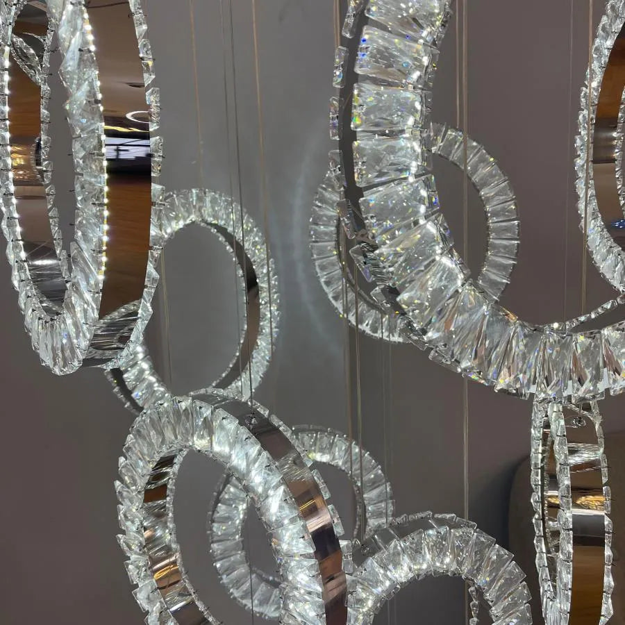 Candelabru Led Cindy, Metal Si Cristal - vivimall.ro