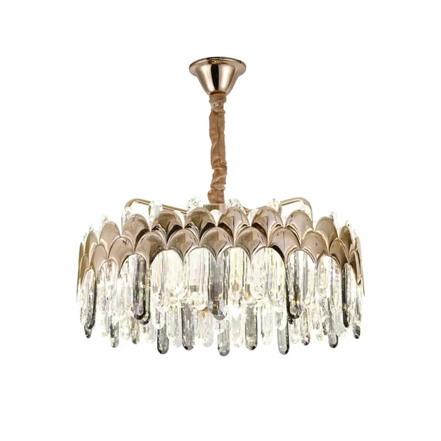Candelabru Led Cristal Cu Telecomanda Griffin Dimabil - vivimall.ro