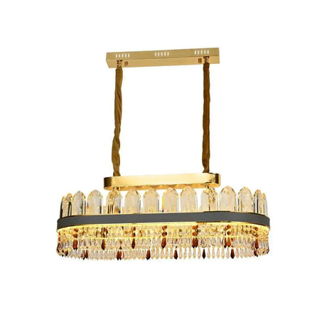 Candelabru Led Pollux Cu Telecomanda, Diametru 80Cm, Cristal - vivimall.ro