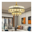 Candelabru Led Pollux Cu Telecomanda, Diametru 75Cm, Cristal - vivimall.ro