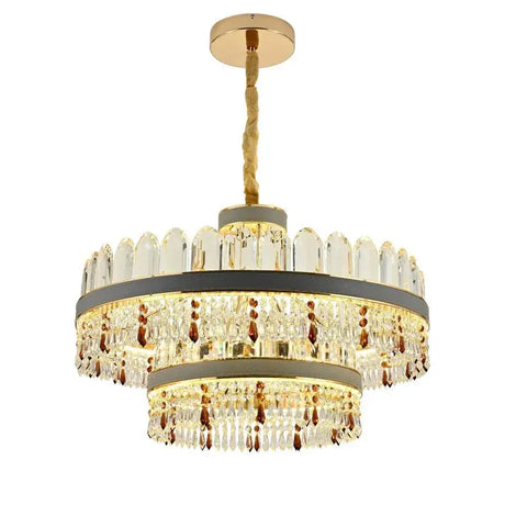 Candelabru Led Pollux Cu Telecomanda, Diametru 75Cm, Cristal - vivimall.ro