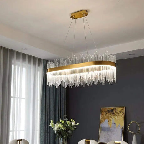 Lustra Led Suspendata Simone, Liniara, Lumina Rece/Calda/Neutra, Dimabila, Lucios - vivimall.ro