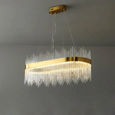 Lustra Led Suspendata Simone, Liniara, Lumina Rece/Calda/Neutra, Dimabila, Lucios - vivimall.ro