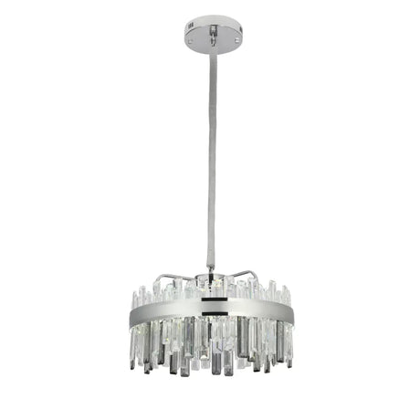 Candelabru Led Cristal Cu Telecomanda Melvin Dimabil Diametru 50Cm - vivimall.ro