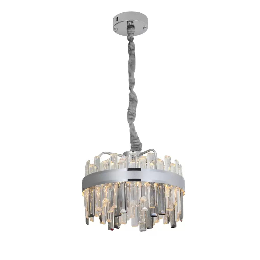 Candelabru Led Cristal Cu Telecomanda Melvin Dimabil Diametru 50Cm - vivimall.ro