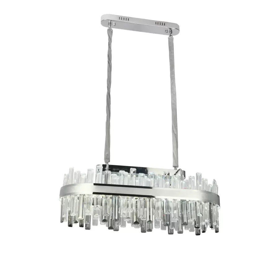 Candelabru Led Cristal Cu Telecomanda Morgan Dimabil - vivimall.ro