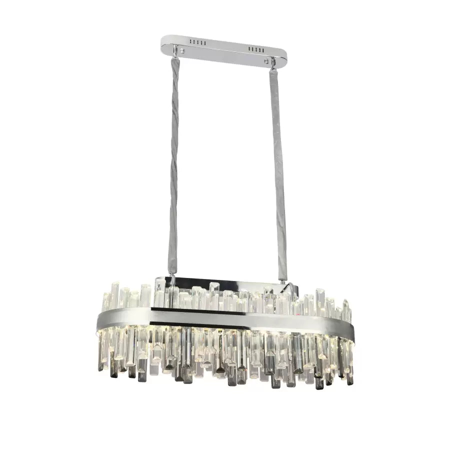 Candelabru Led Cristal Cu Telecomanda Morgan Dimabil - vivimall.ro