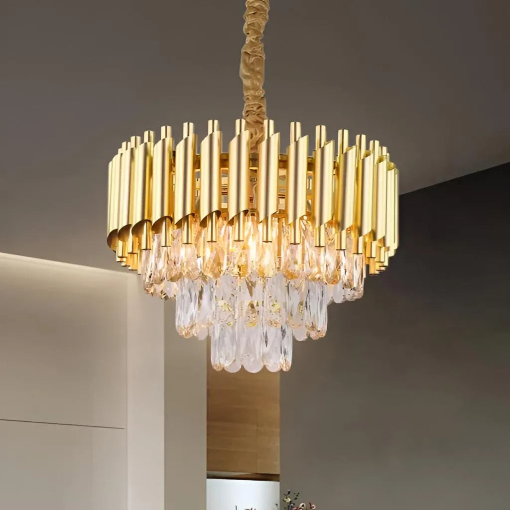 Candelabru Cristal Versailles Nobile 5Xe14, Diametru 40Cm - vivimall.ro