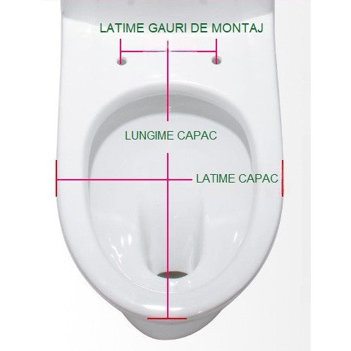 Capac De Toaleta Cu Reductie 3 In 1, Pentru Copii +3 Ani Si Adulti, Coborare Lenta Si Silentioasa, Instalare Usoara, Din Pp5, In Forma De V, Alb/Roz - vivimall.ro