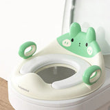 Capac Wc Cu Reductie, Pentru Copii, Cu Manere, Model Ursulet, Plastic Durabil - vivimall.ro