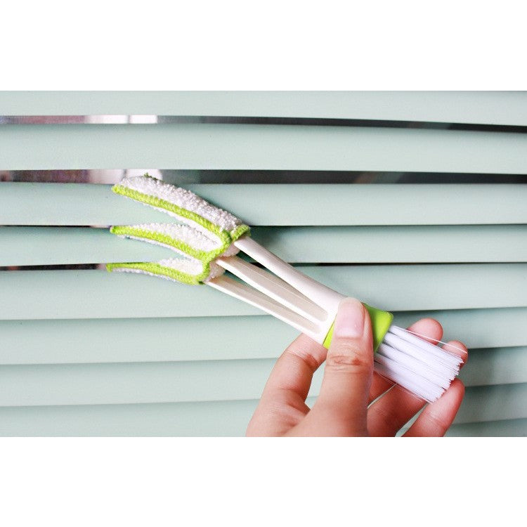Perie Multifunctionala De Curatare, Pentru Ventilatie Auto, Doua Capete, Moale, Microfibra, Alb-, 16.25Cm - vivimall.ro