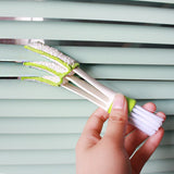 Perie Multifunctionala De Curatare, Pentru Ventilatie Auto, Doua Capete, Moale, Microfibra, Alb-, 16.25Cm - vivimall.ro