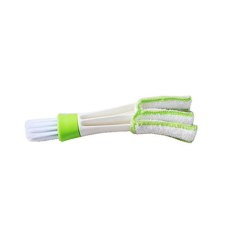 Perie Multifunctionala De Curatare, Pentru Ventilatie Auto, Doua Capete, Moale, Microfibra, Alb-, 16.25Cm - vivimall.ro