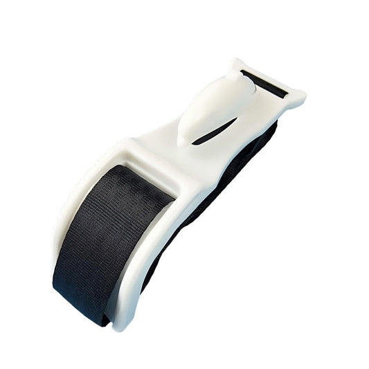 Deviator Centura de Siguranta, Vivimall, pentru Burtica Gravidelor, Universal, Ajustabil, 21x6 cm, Model Delfin Alb - vivimall.ro
