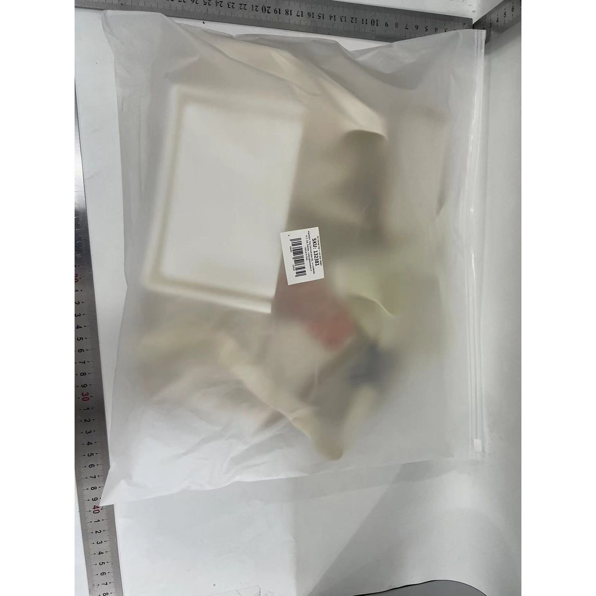 Geanta Multifunctionala de Depozitare, Vivimall, pentru Bancheta din Spate a Masinii, Animat, Model Ursuleti, Scris Good Day, Suport Servetele si Telefon, 25x31 cm, Bej - vivimall.ro