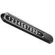 Suport Auto Numar Telefon Parbriz, Flippy, Aliaj de Aluminiu, Lipire cu Banda Dubla Adeziva, 13,8 cm, Negru - vivimall.ro