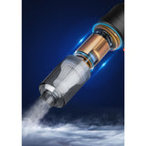 Aspirator Portabil Fara Fir, Tip Pistol 2 In 1, Suflare Si Aspirare, Incarcare Usb, Pentru Casa Si Masina, Autonomie 30 Min - vivimall.ro