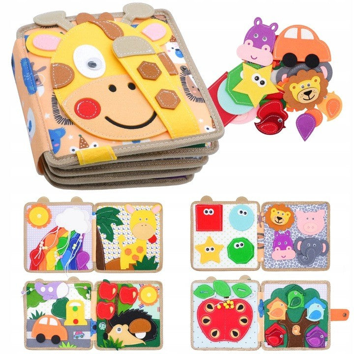 Carte educativa cu girafa 3D | SmartCub - vivimall.ro