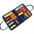 Carte Senzoriala Educativa Montessori, Vivimall, Dezvoltare Abilitati Motorii, 2 Pagini, 28x22x3 cm, Albastru - vivimall.ro