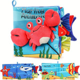 Carte Senzoriala, Pentru Bebelusi, Cu Animalute, 3D, Cu Sunete Si Fosnete, 0-3 Ani - vivimall.ro