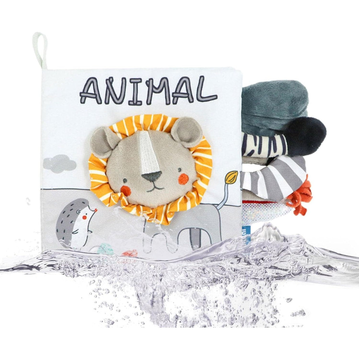 Carte Senzoriala, Pentru Bebelusi, Cu Animalute, 3D, Cu Sunete Si Fosnete, 0-3 Ani - vivimall.ro