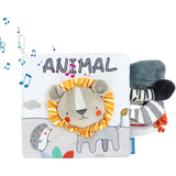 Carte Senzoriala, Pentru Bebelusi, Cu Animalute, 3D, Cu Sunete Si Fosnete, 0-3 Ani - vivimall.ro
