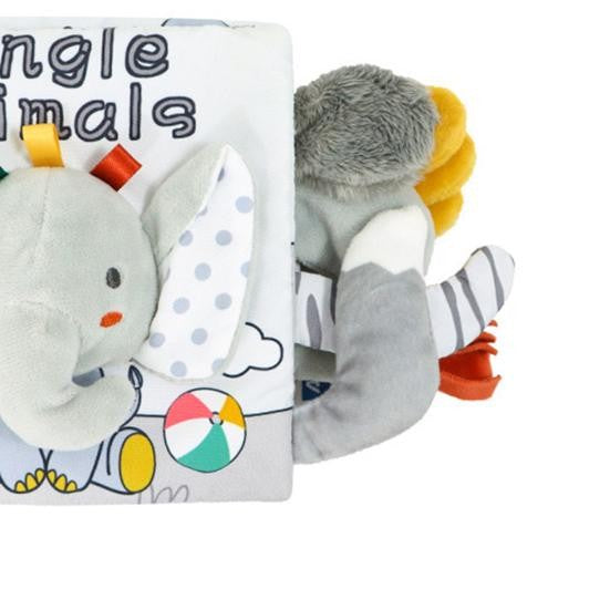 Carte Senzoriala, Pentru Bebelusi, Cu Animalute, 3D, Cu Sunete Si Fosnete, 0-3 Ani - vivimall.ro