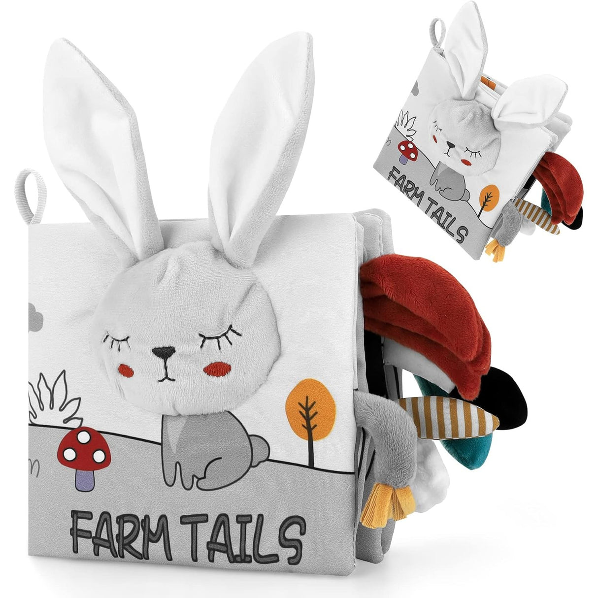 Carte Senzoriala, Pentru Bebelusi, Cu Animalute, 3D, Cu Sunete Si Fosnete, 0-3 Ani - vivimall.ro