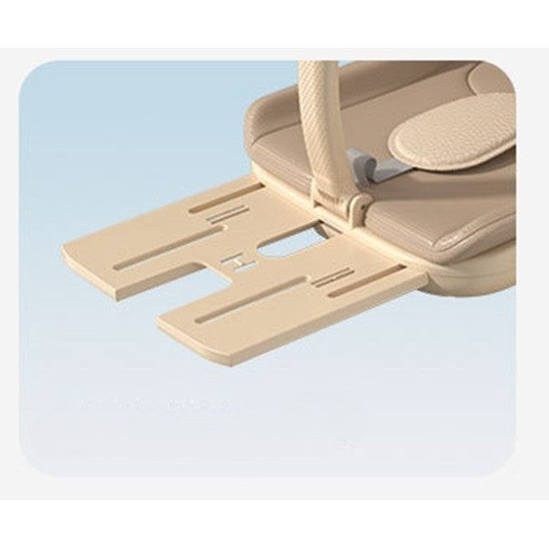 Carucior Sport Flippy 3in1, 6-36 Luni, Pliabil, Tavita pentru Masa, Pat de Dormit, Centura de Siguranta, Roti 360 Grade, Reversibil, Parasolar, Maner Reglabil, 64 x 35 x 100 cm, Panda, Crem