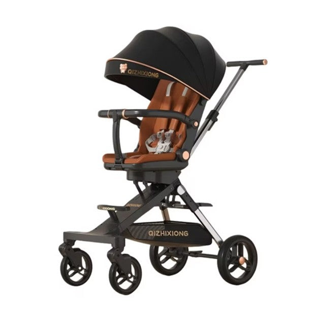 Carucior Sport 3In1, 6-36 Luni, Pliabil, Tavita Pentru Masa, Pat De Dormit, Centura De Siguranta, Roti 360 Grade, Reversibil, Parasolar, Maner Reglabil