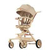 Carucior Sport 3In1, 6-36 Luni, Pliabil, Tavita Pentru Masa, Pat De Dormit, Centura De Siguranta, Roti 360 Grade, Reversibil, Parasolar, Maner Reglabil