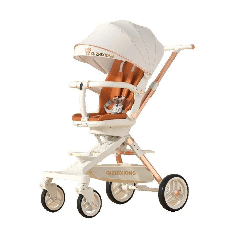 Carucior Sport 3In1, 6-36 Luni, Pliabil, Tavita Pentru Masa, Pat De Dormit, Centura De Siguranta, Roti 360 Grade, Reversibil, Parasolar, Maner Reglabil