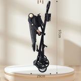 Carucior Sport Flippy 3in1, 6-36 Luni, Reversibil, Pliabil, Tavita pentru Masa, Pozitie de Somn, Centura de Siguranta, Roti 360, Suport Pahar, Copertina pentru Soare, 32x63x95cm, Maro Model Carouri - vivimall.ro