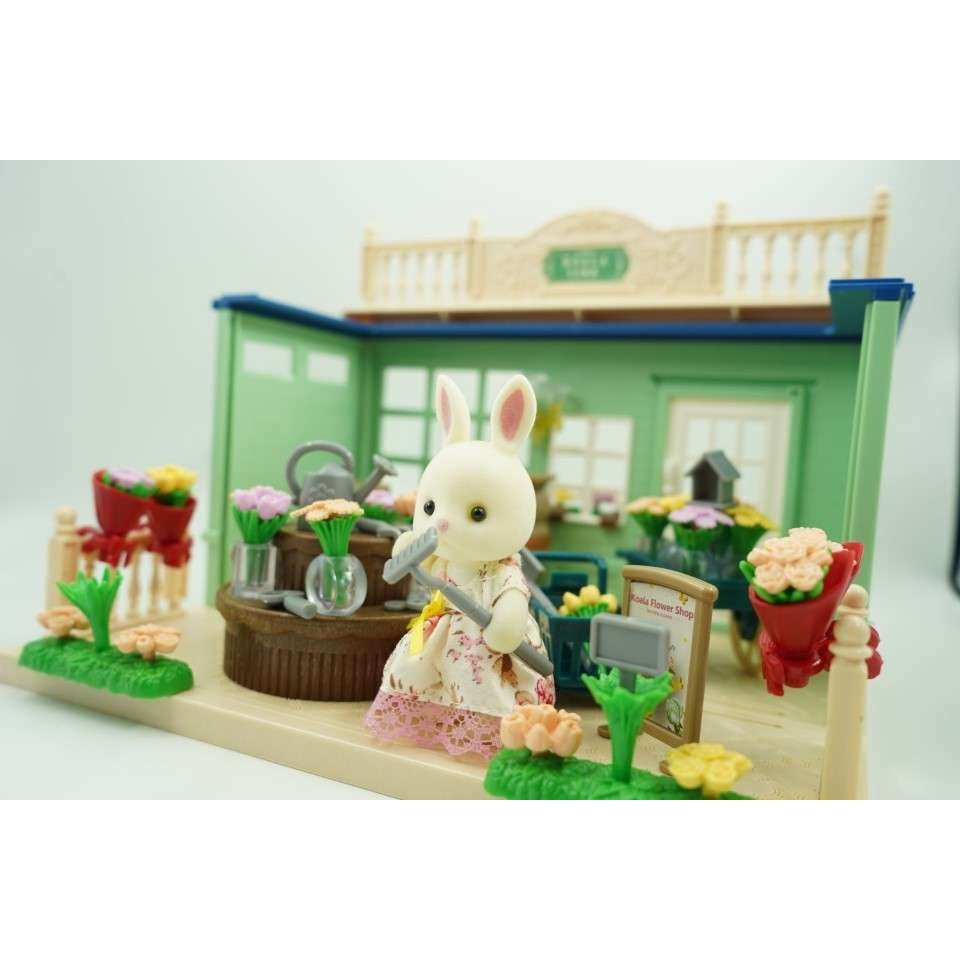 Casa De Papusi, Magazin Cu Flori, Cu Mobilier Si Figurine
