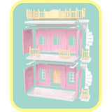 Casa Pentru Papusi Cu Baie Si Bucatarie, Figurine Si Mobilier Inclus