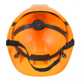 Casca Protectie cu Lanterna de Jucarie pentru Copii, Vivimall, Material Plastic, Interactiv, Distractiv, 29.5x19.5x6.5 cm, Portocaliu - vivimall.ro