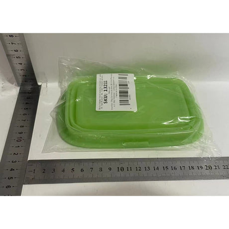 Caserola din Silicon, Vivimall, Pliabila, 1L, 18.8 x 8 x 11.5 cm, Rezistenta Temperaturi Extreme, Verde - vivimall.ro