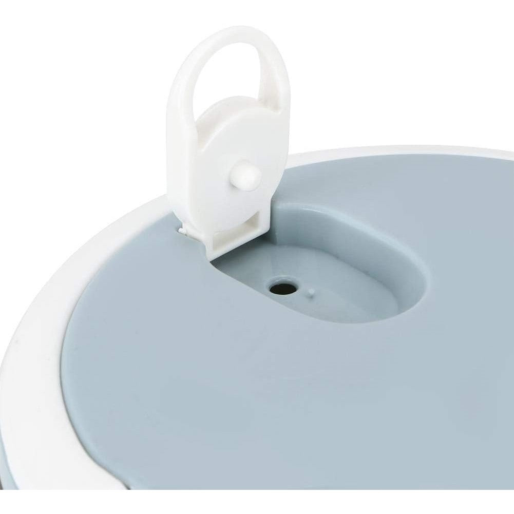 Caserola Pentru Alimente Lunch Box, 700 Ml, Otel Inoxidabil, Maner, Valva Aerisire, Inchidere Etansa, 15 X 8.5 Cm, Albastru - vivimall.ro