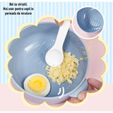 Caserola Pentru Copii Lunch Box, 750 Ml, Doua Boluri, Lingura, Foarfeca Din Plastic, Rezistenta La Scurgeri, Astra - vivimall.ro