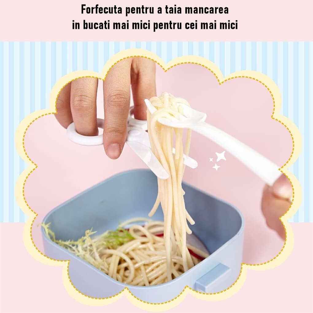 Caserola Pentru Copii Lunch Box, 750 Ml, Doua Boluri, Lingura, Foarfeca Din Plastic, Rezistenta La Scurgeri, Astra - vivimall.ro