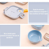 Caserola Pentru Copii Lunch Box, 750 Ml, Doua Boluri, Lingura, Foarfeca Din Plastic, Rezistenta La Scurgeri, Astra - vivimall.ro