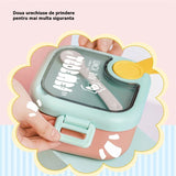 Caserola Pentru Copii Lunch Box, 750 Ml, Doua Boluri, Lingura, Foarfeca Din Plastic, Rezistenta La Scurgeri - vivimall.ro