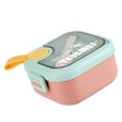 Caserola Pentru Copii Lunch Box, 750 Ml, Doua Boluri, Lingura, Foarfeca Din Plastic, Rezistenta La Scurgeri - vivimall.ro